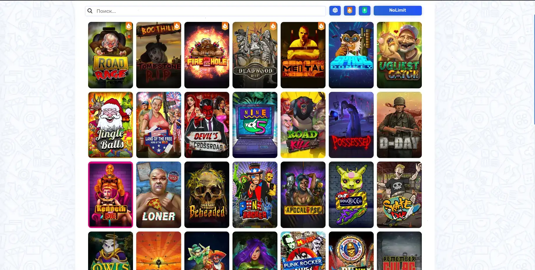 Мобильная версия Буст казино на экране смартфона